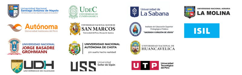 Logos de universidades capacitadas por ITED
